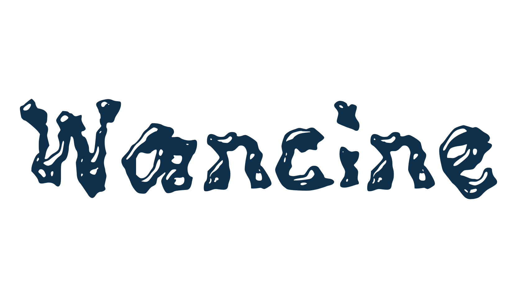 Wancine, fancy fire, ice decorative font preview