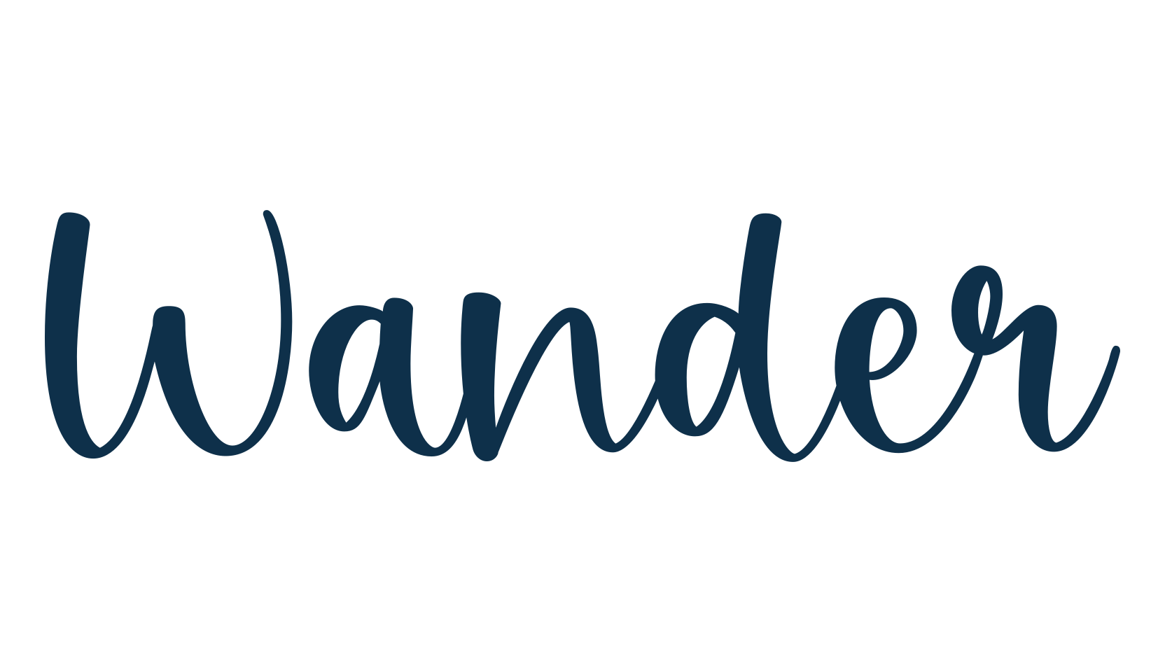 Wander (wander-2), fancy various decorative script calligraphy font preview