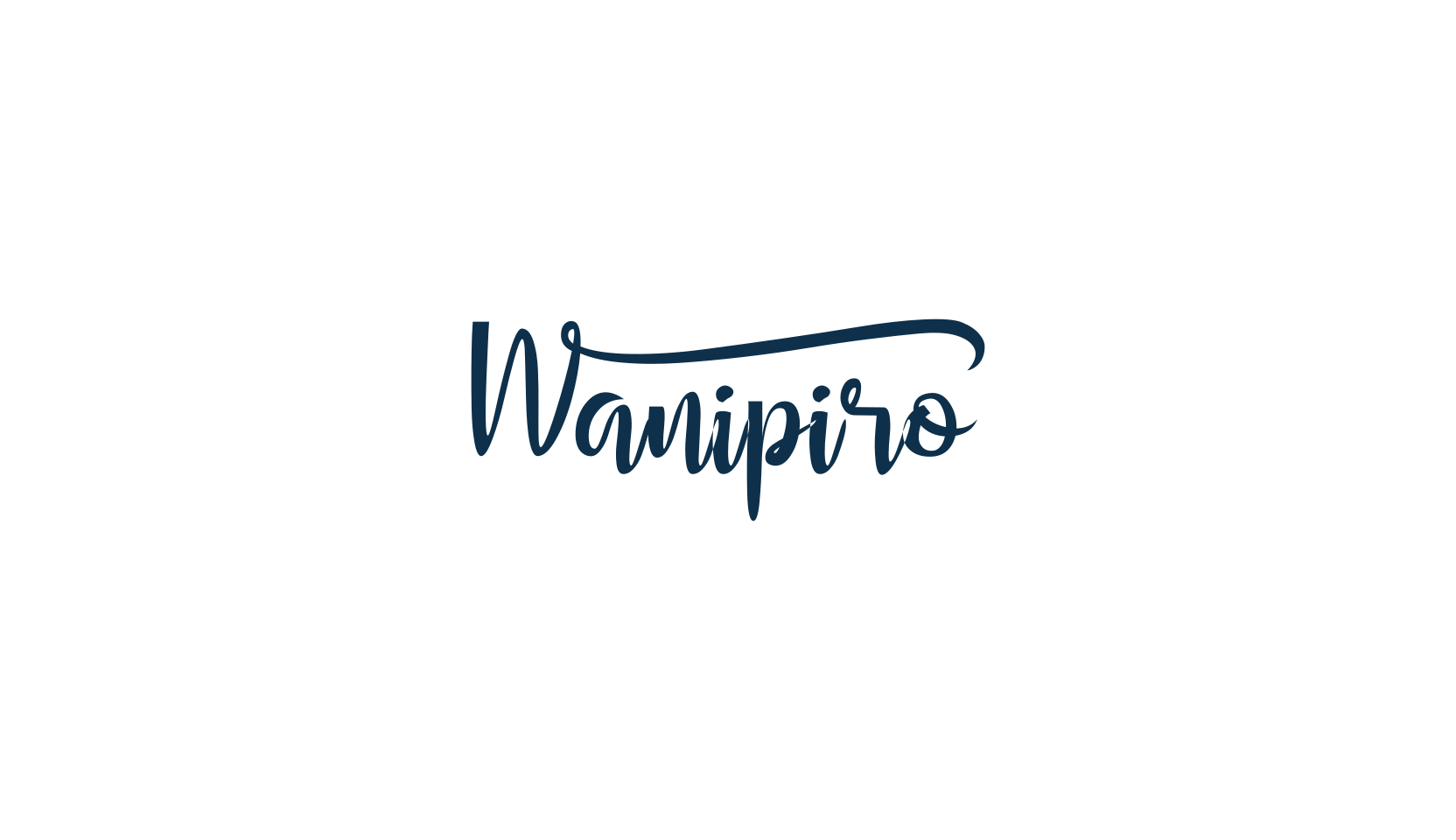 Wanipiro, script calligraphy fancy decorative font preview