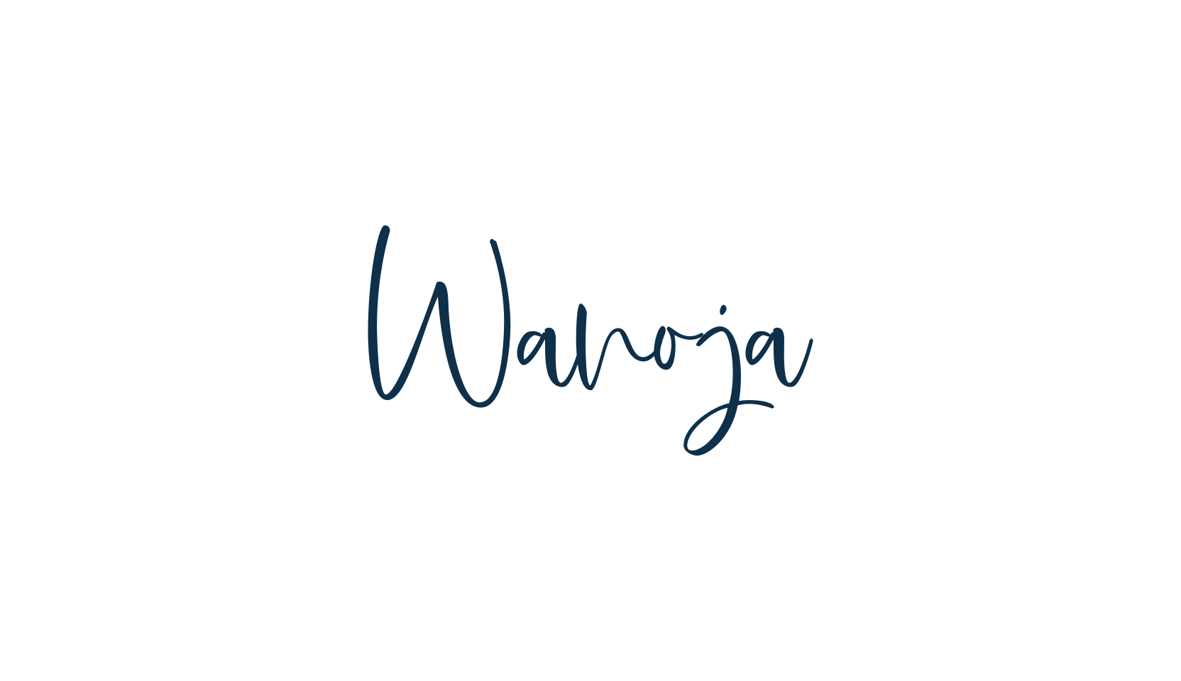 Wanoja, script handwritten fancy decorative calligraphy font preview