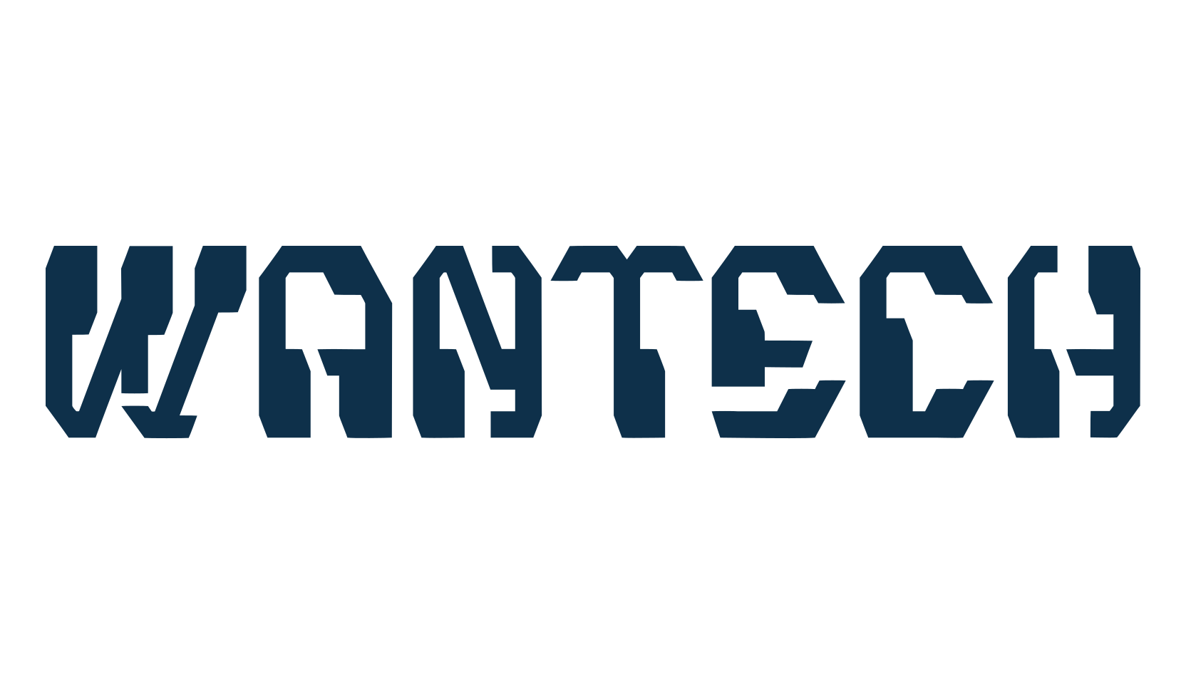 Wantech, sci-fi font preview
