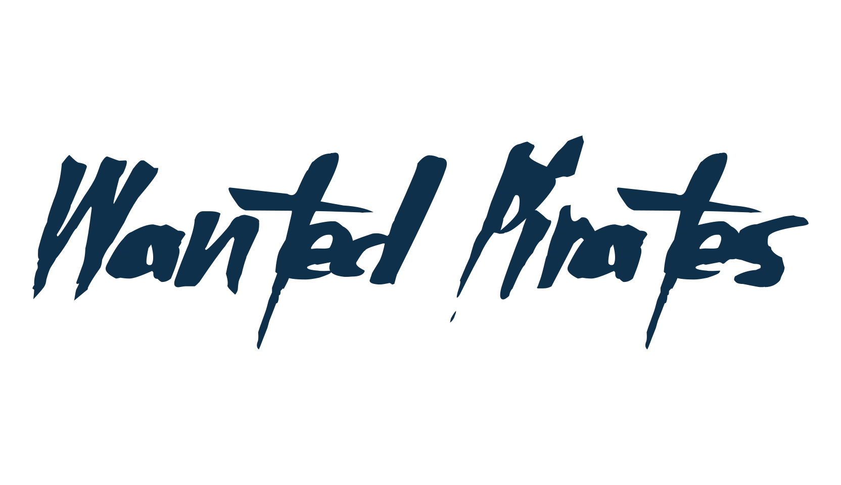 Wanted Pirates, script brush fancy decorative calligraphy font preview