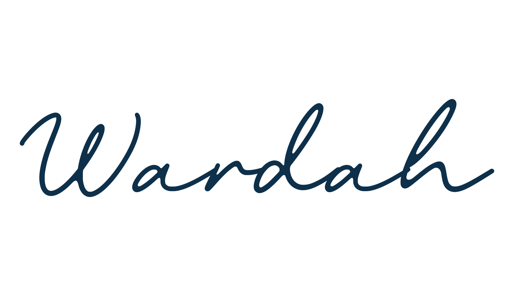 Wardah, script handwritten fancy decorative calligraphy font preview