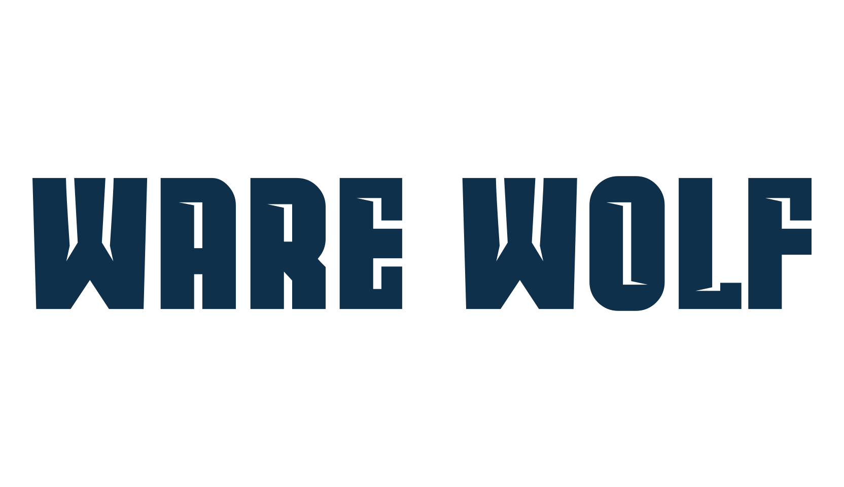 Ware Wolf, basic sans serif font preview