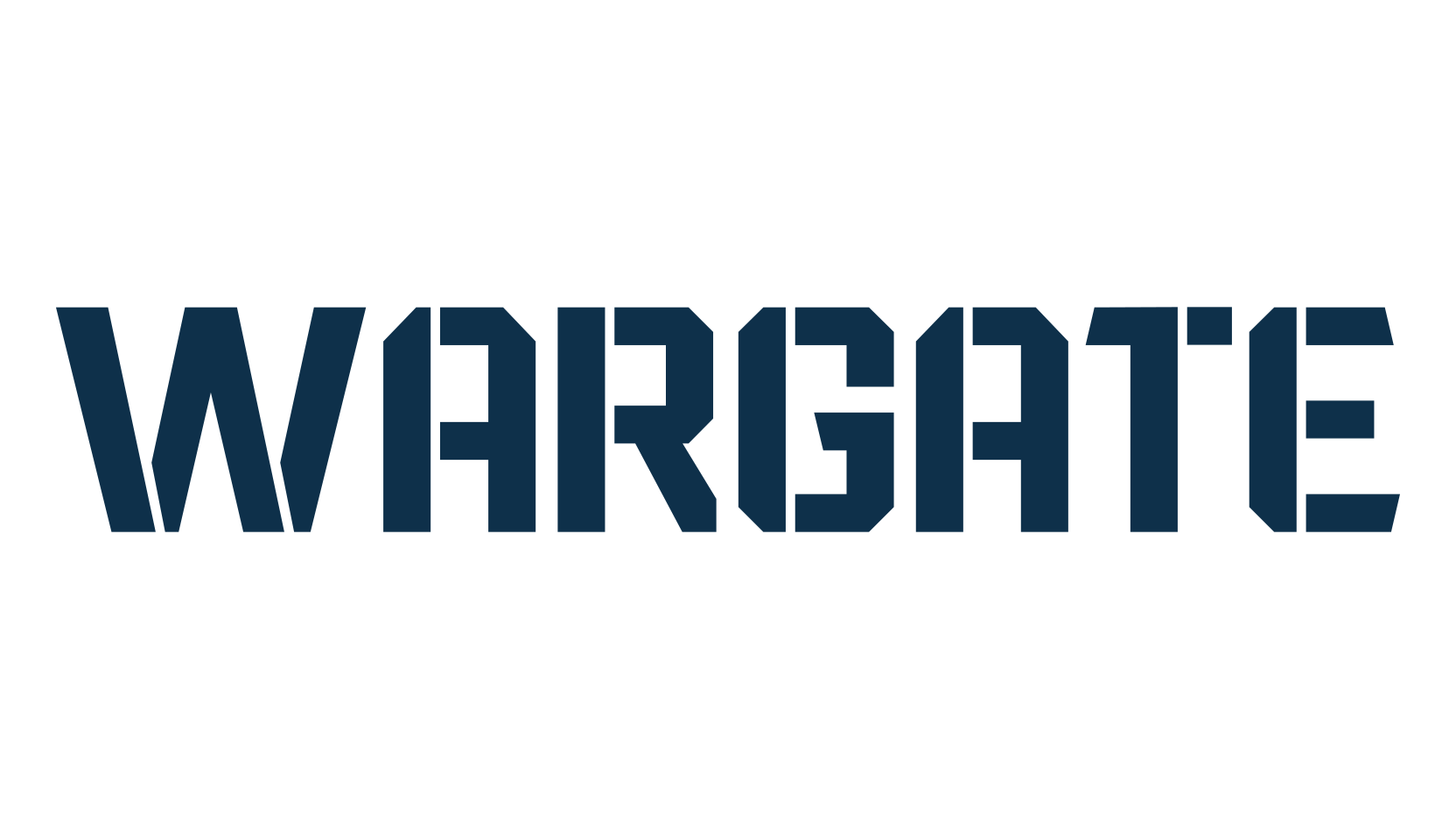 Wargate, fancy stencil, army decorative font preview