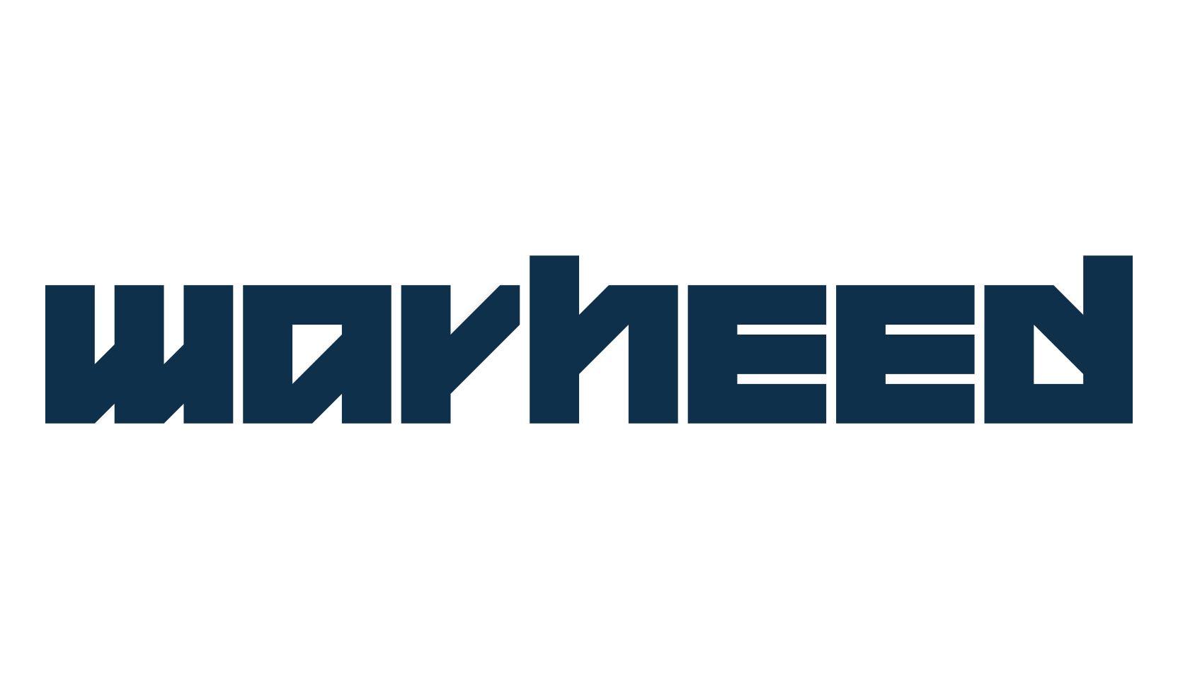 Warheed, techno square sci-fi font preview