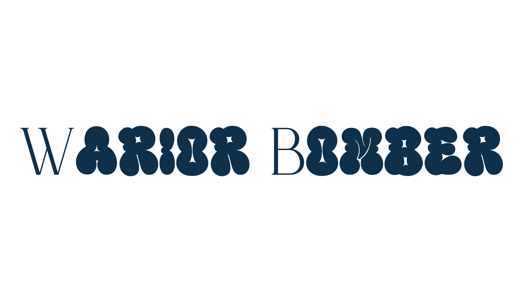 Warior Bomber, script graffiti fancy decorative calligraphy font preview