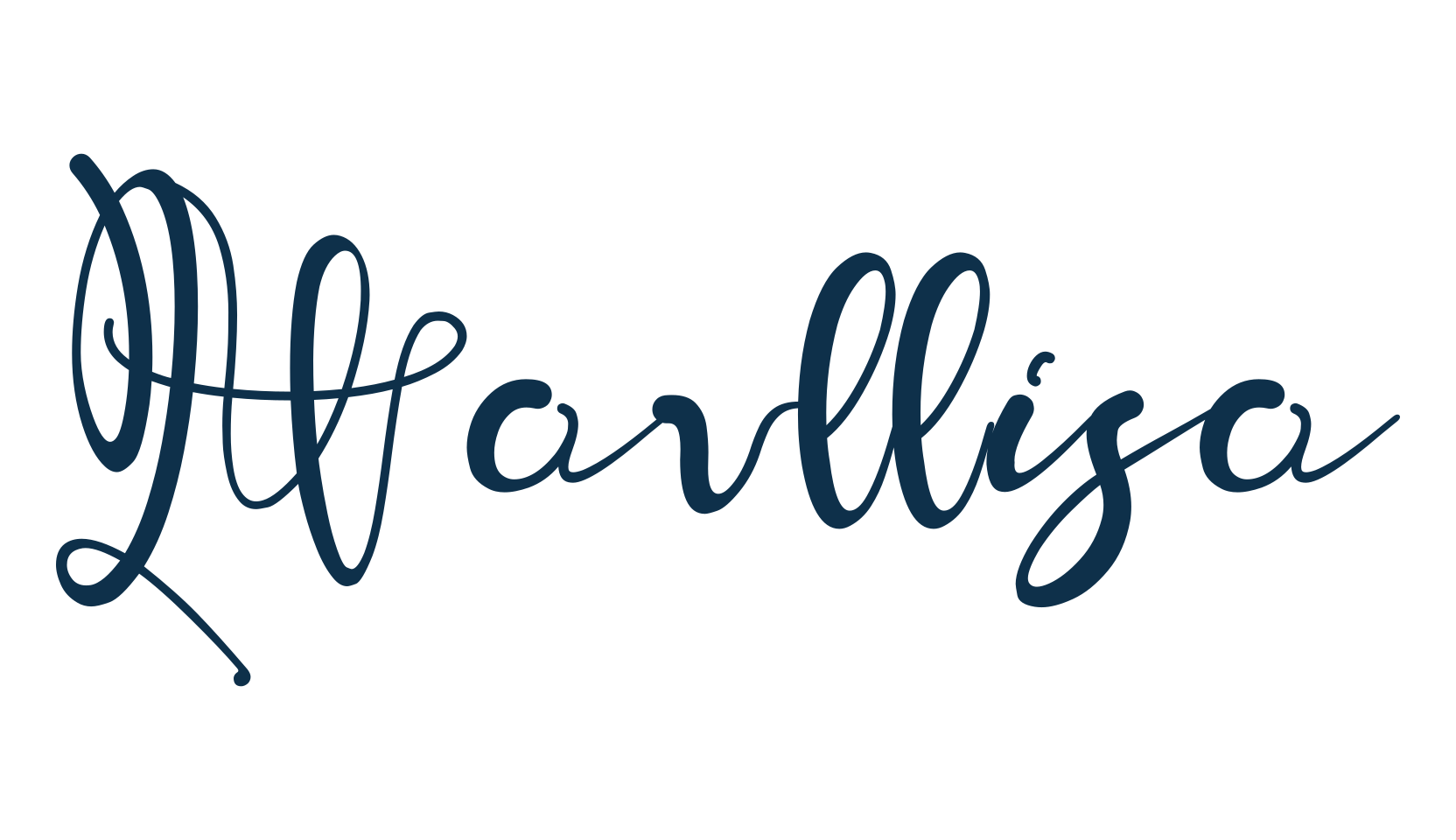 Warllisa, display market font preview