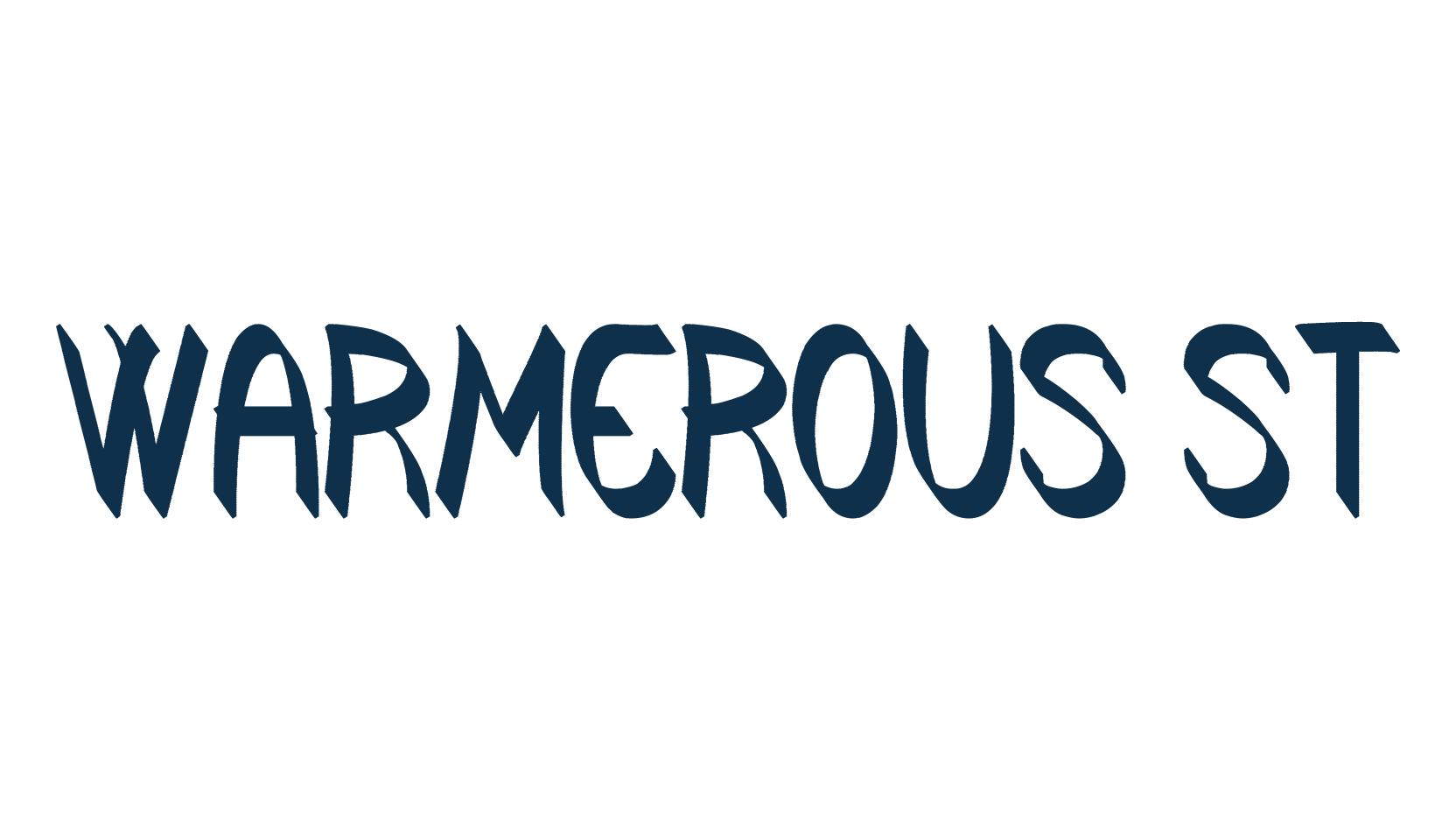 Warmerous St, fancy various decorative script calligraphy font preview