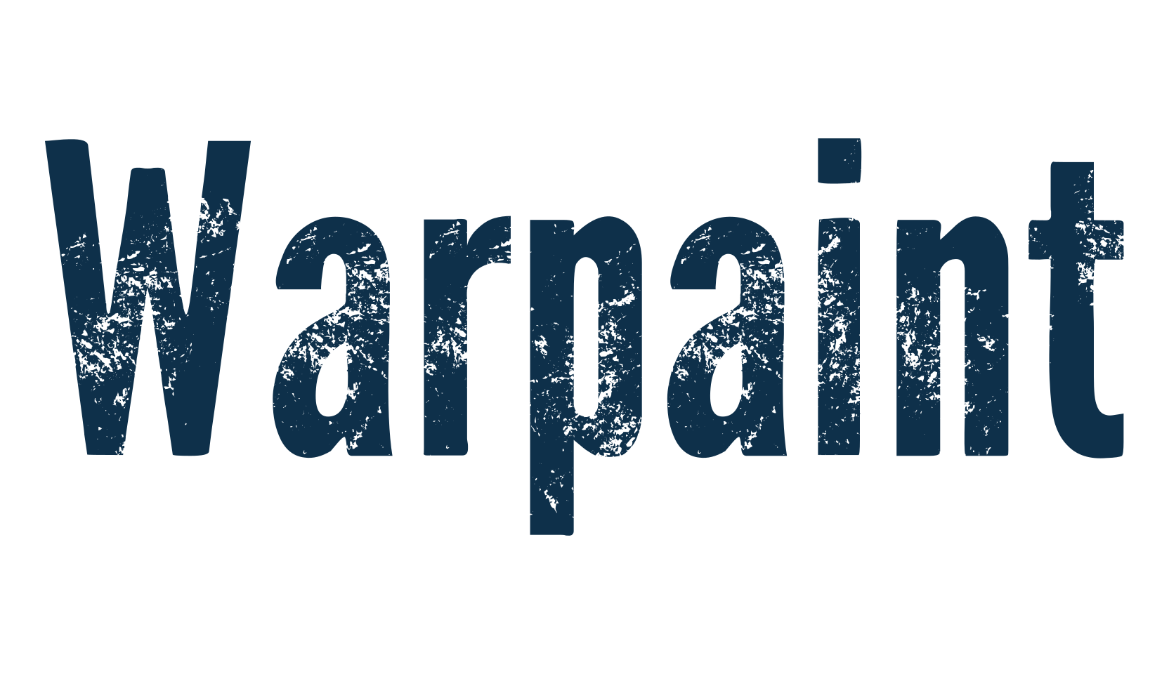 Warpaint, fancy eroded decorative font preview