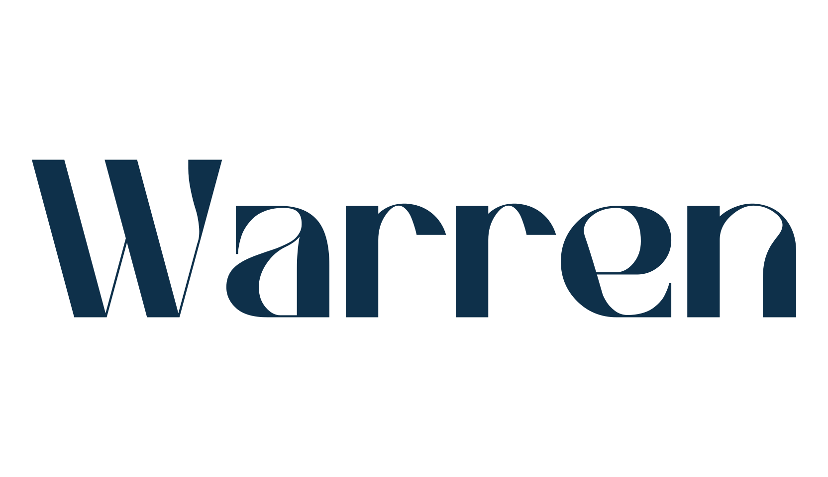Warren, retro font preview