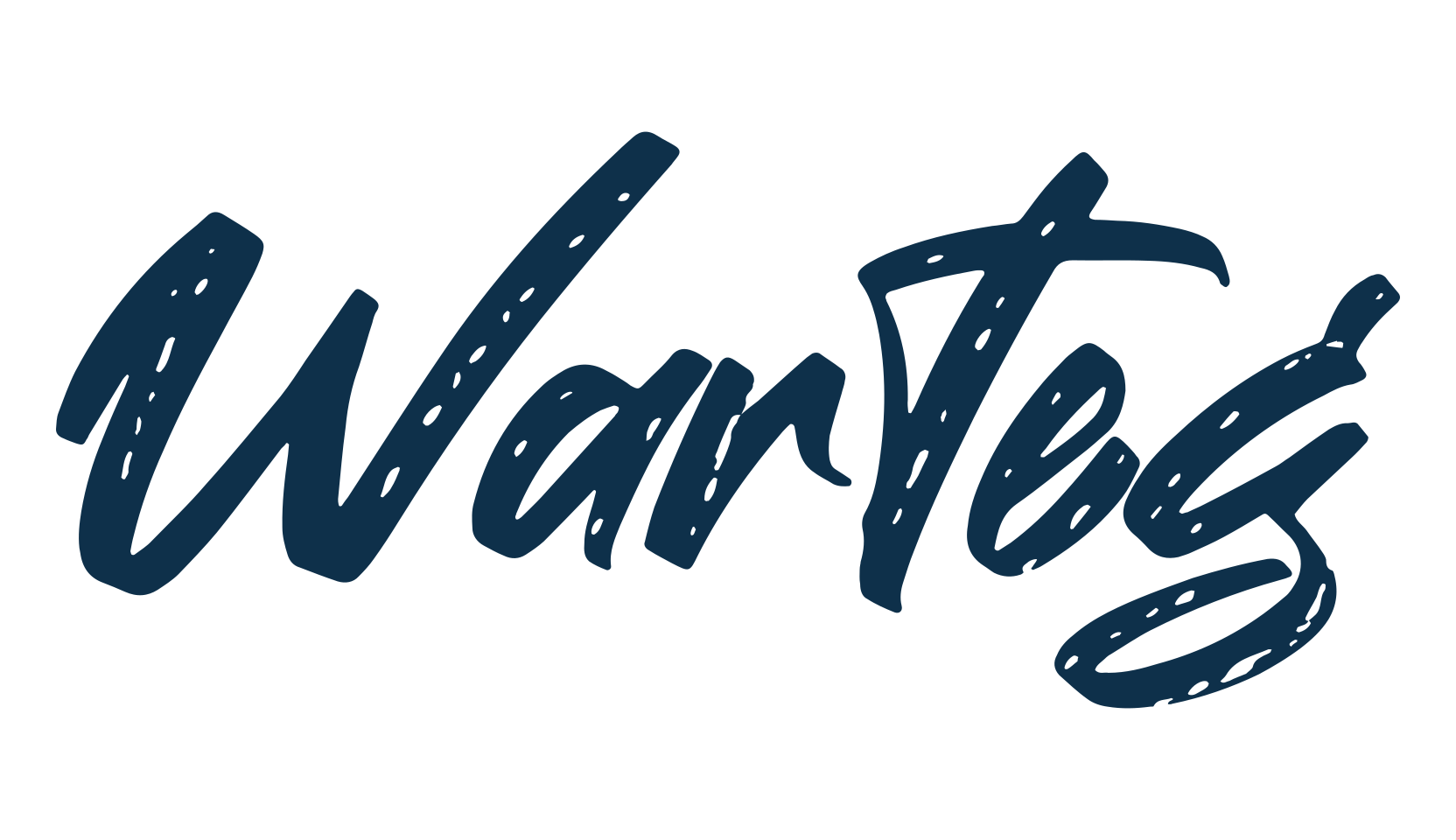 Warteg, script brush fancy decorative calligraphy font preview