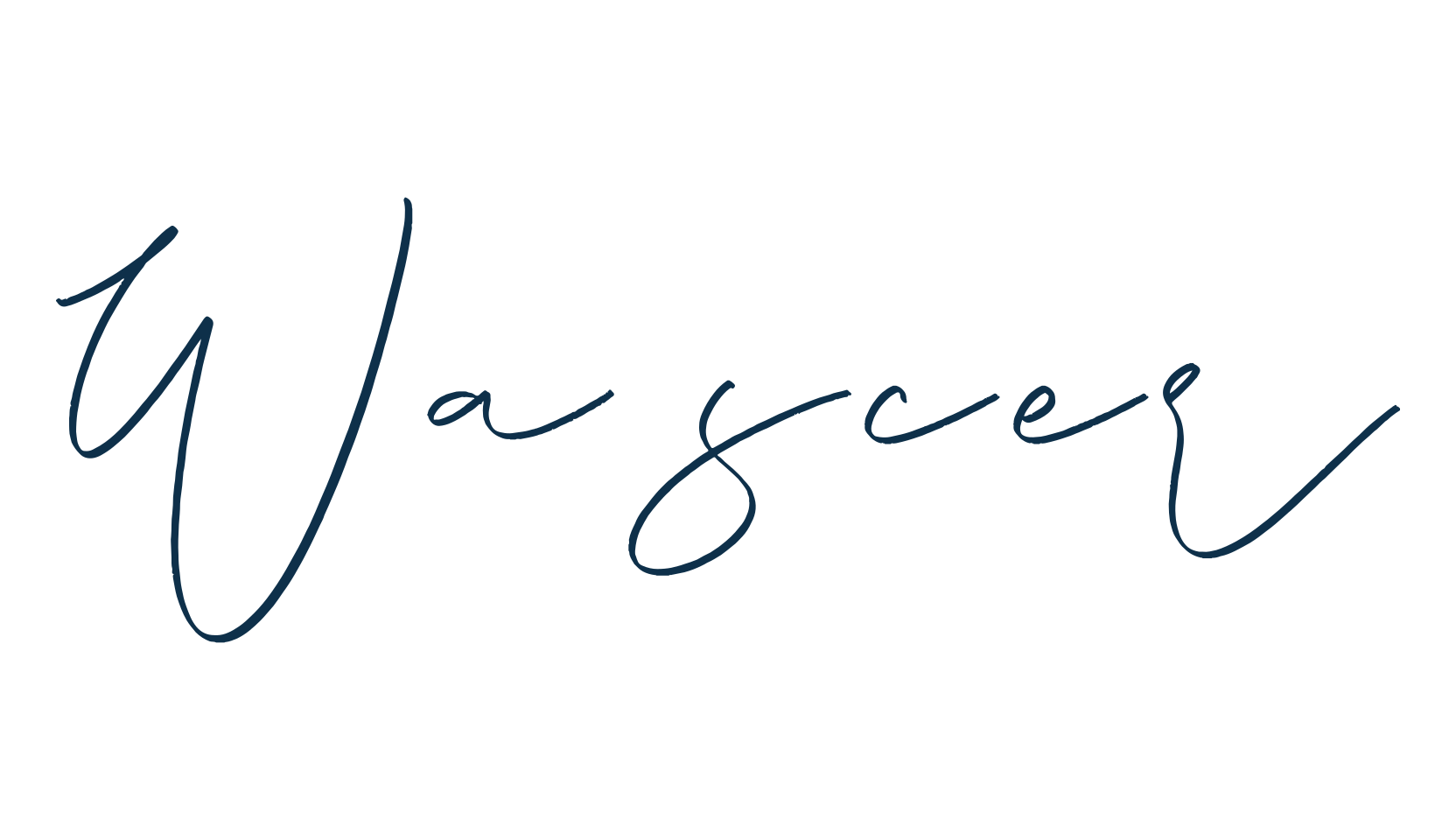Wascer, handwriting font preview