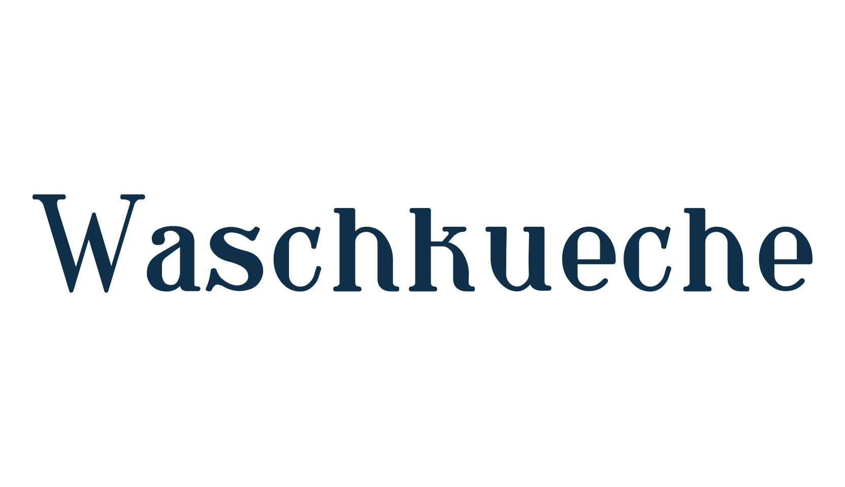 Waschkueche, basic serif font preview