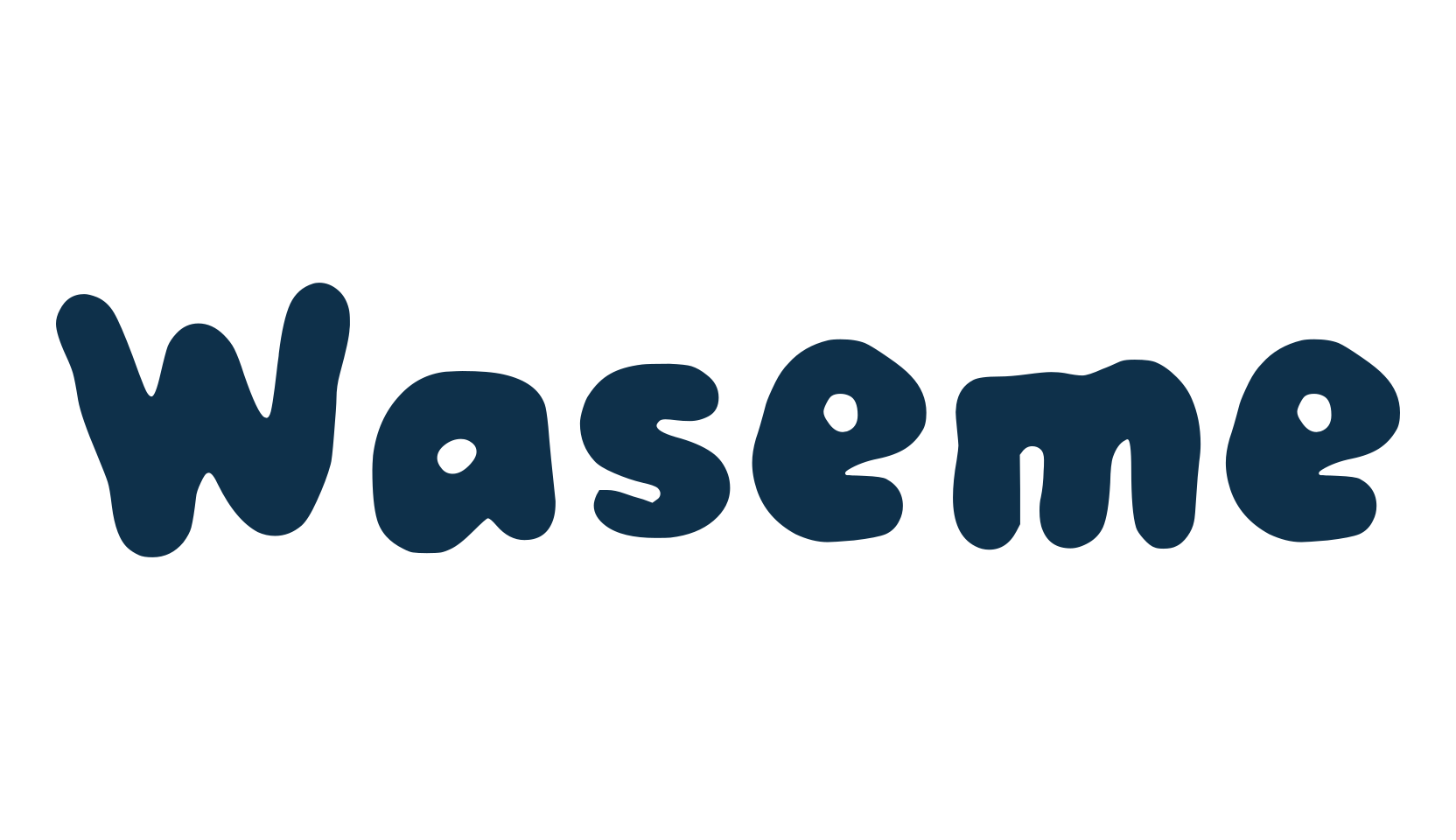 Waseme, cartoon font preview