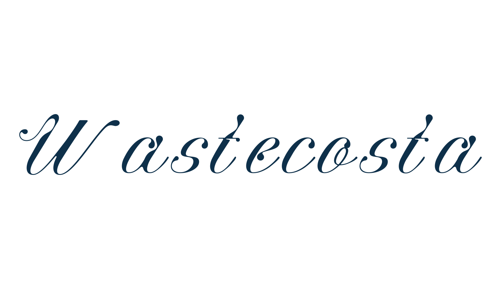 Wastecosta, fancy decorative font preview