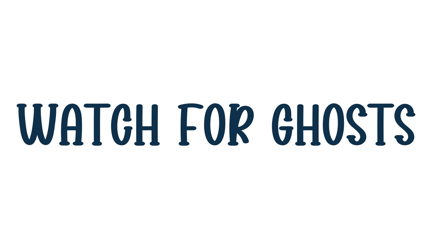 Watch For Ghosts, fancy various decorative script calligraphy font preview