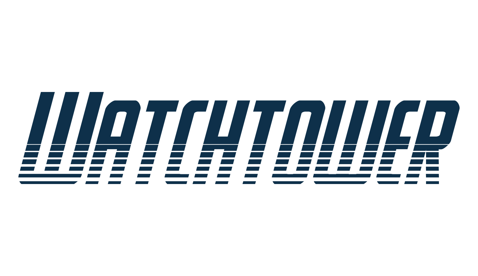 Watchtower, fancy various techno sci-fi font preview