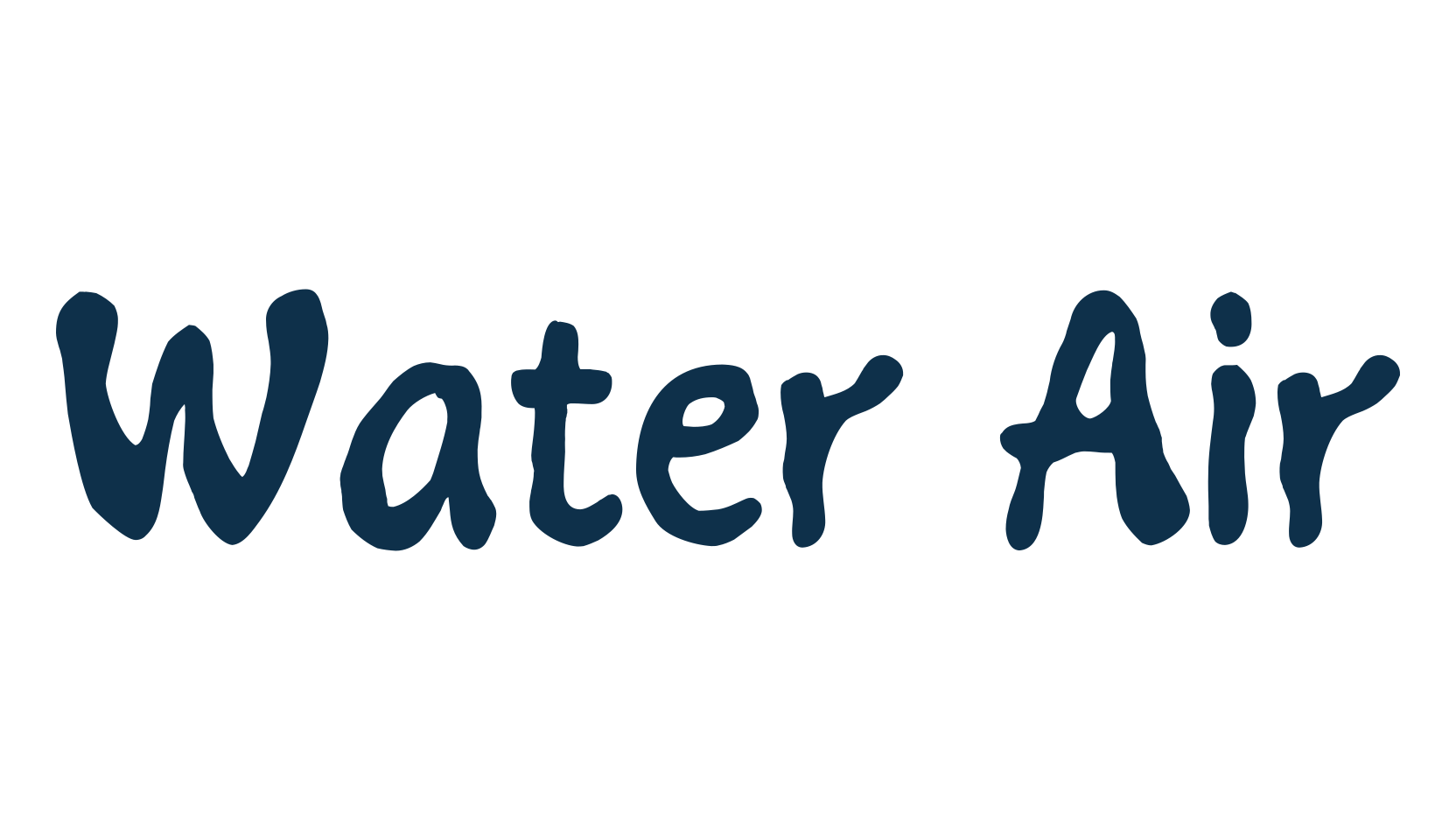 Water Air, script handwritten fancy decorative calligraphy font preview