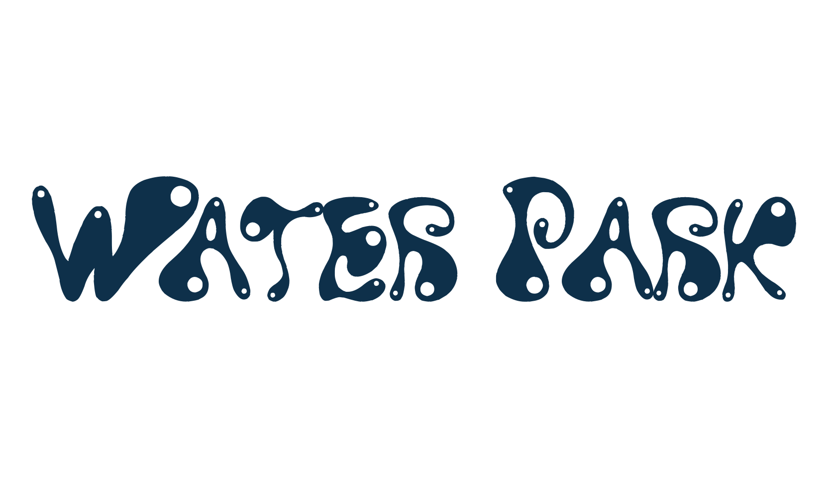 Water Park, fancy groovy decorative font preview