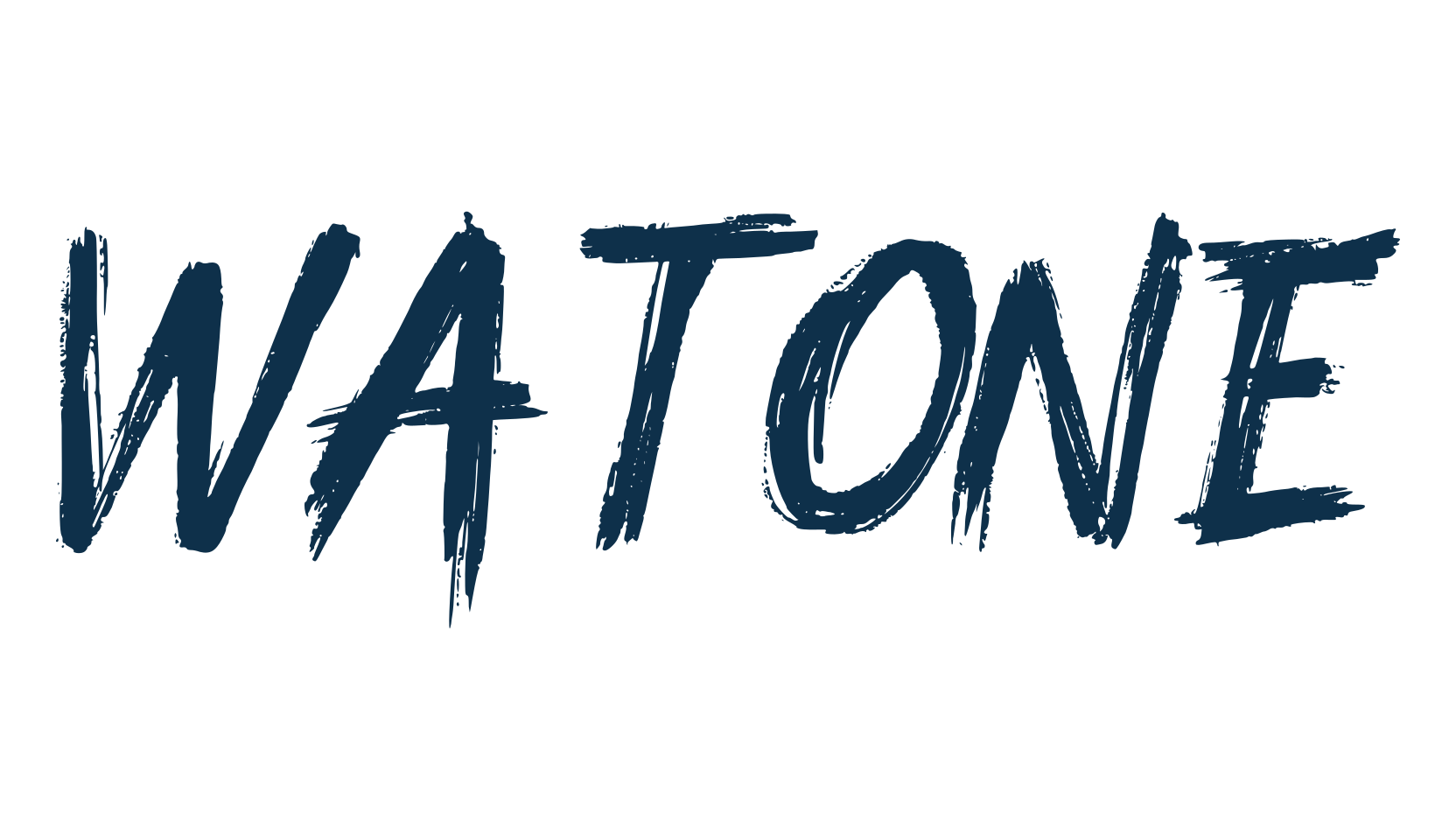 Watone, brush font preview