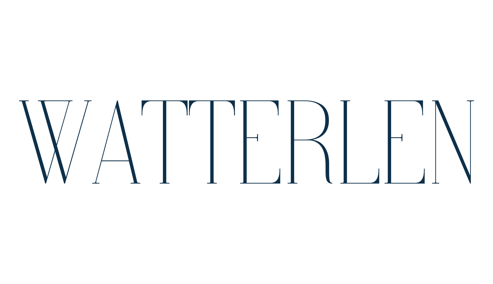 Watterlen, basic serif font preview
