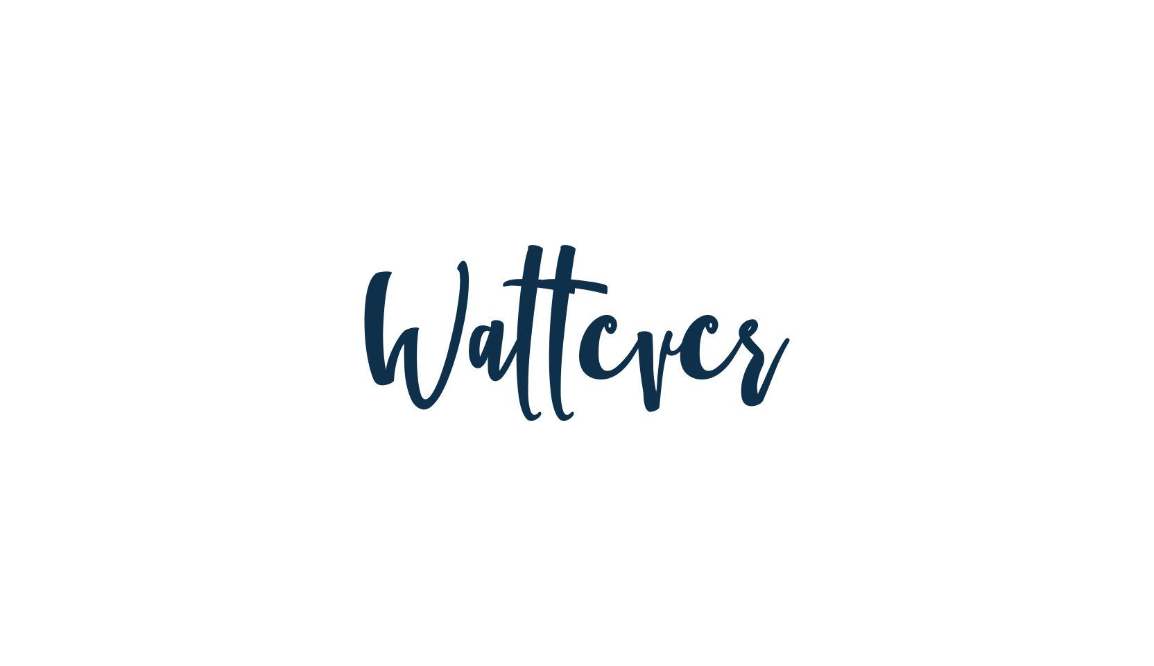 Wattever, script brush fancy decorative calligraphy font preview