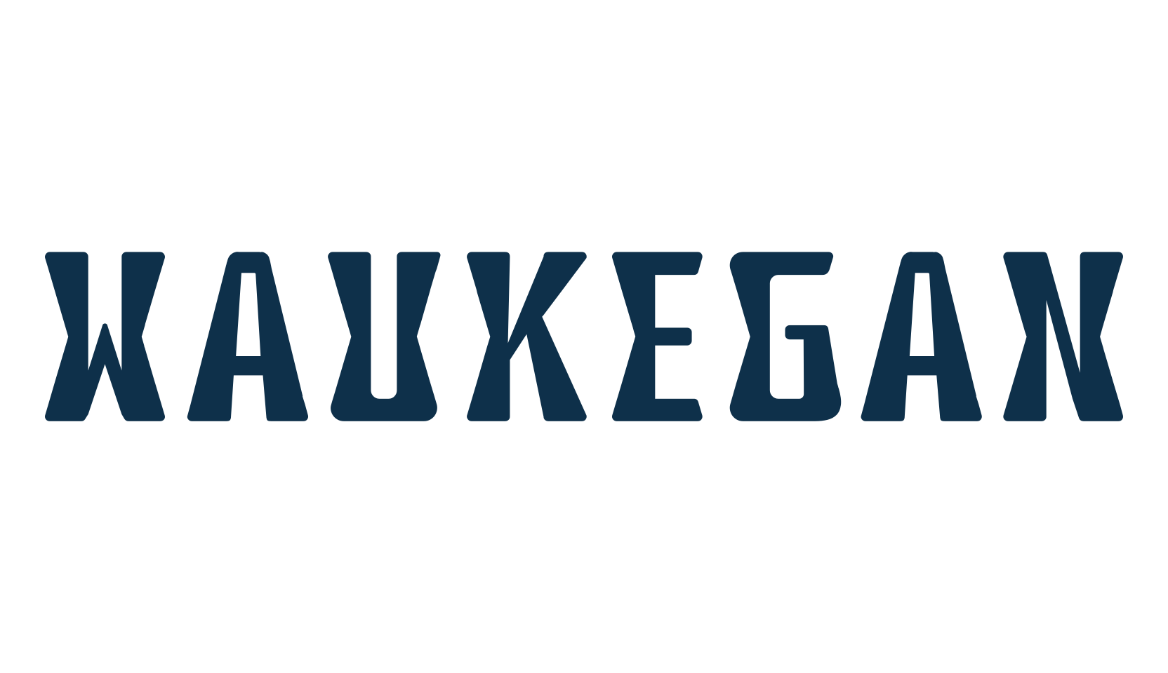 Waukegan, various font preview