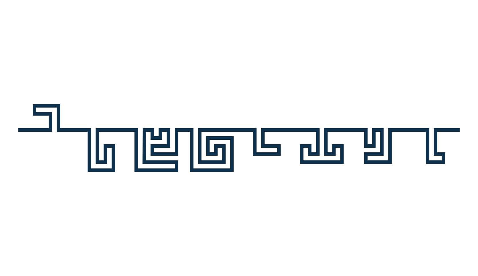 Wavefont, fancy decorative font preview
