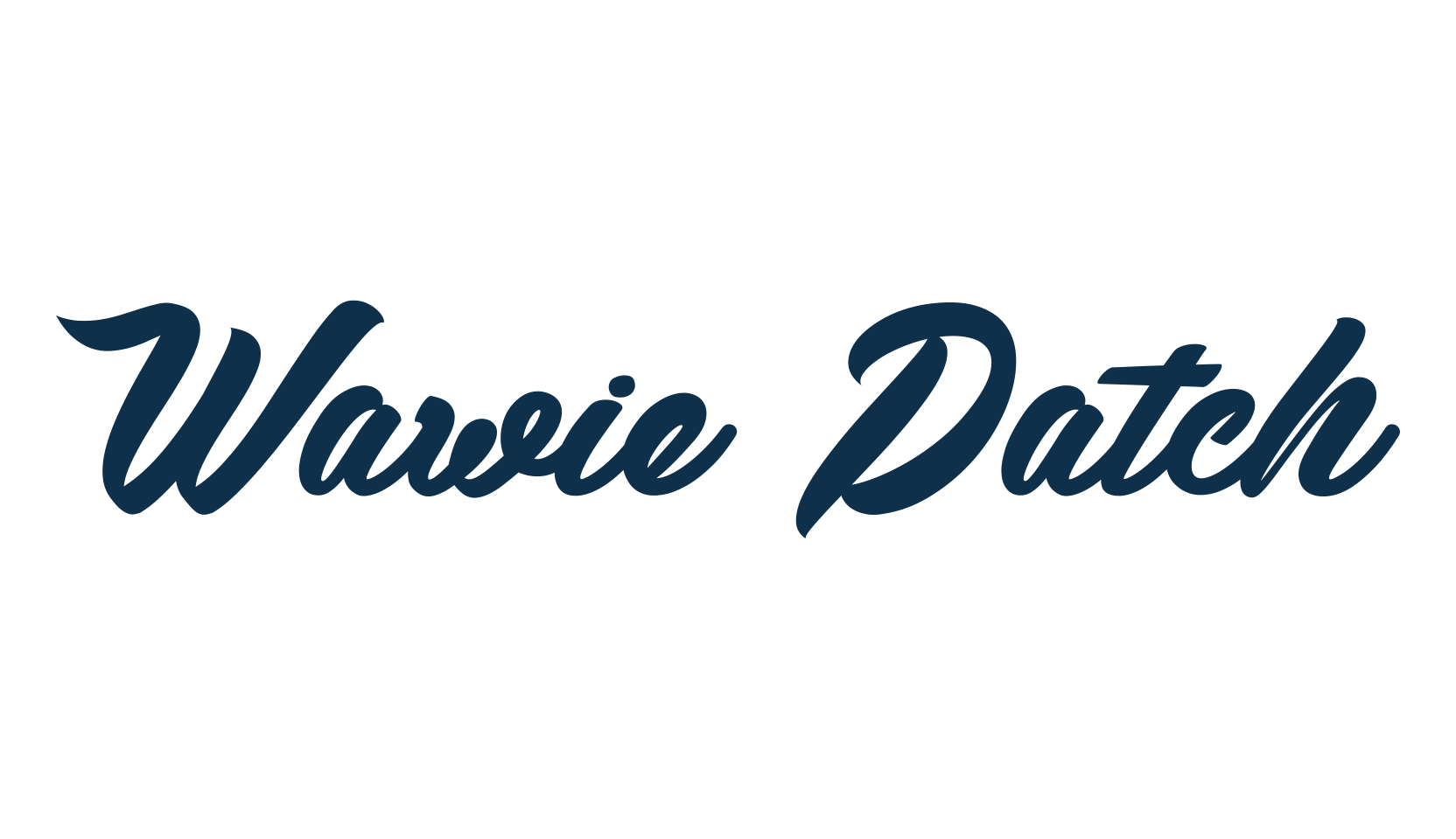 Wawie Patch, script brush fancy decorative calligraphy font preview
