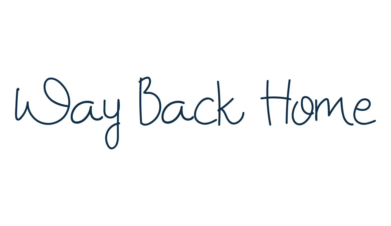 Way Back Home, script handwritten fancy decorative calligraphy font preview