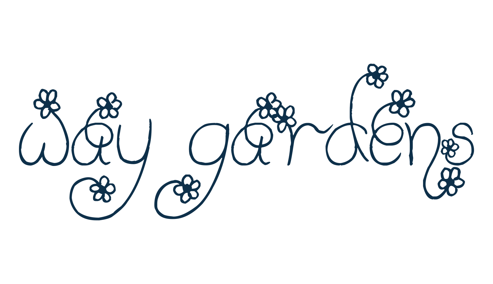 Way Gardens, decorative font preview