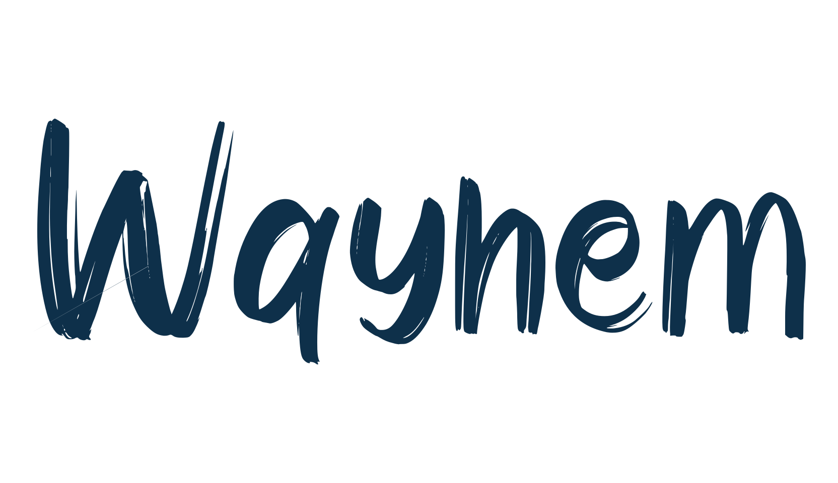 Wayhem, script brush fancy decorative calligraphy font preview