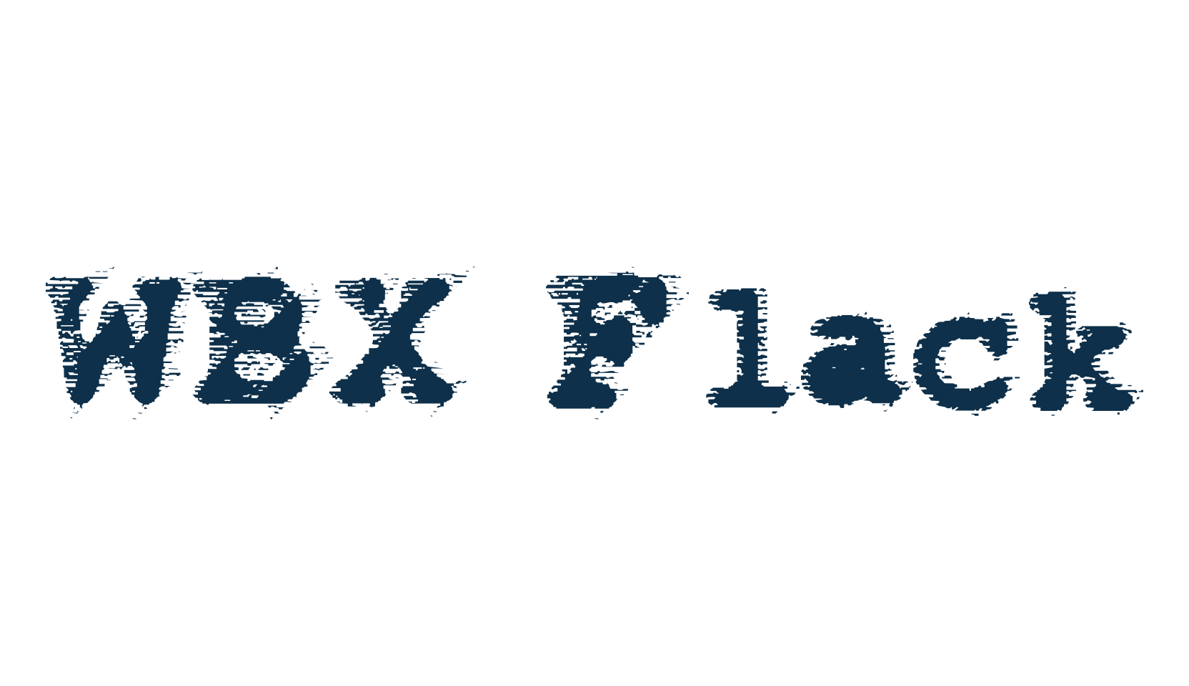 WBX Flack, typewriter font preview