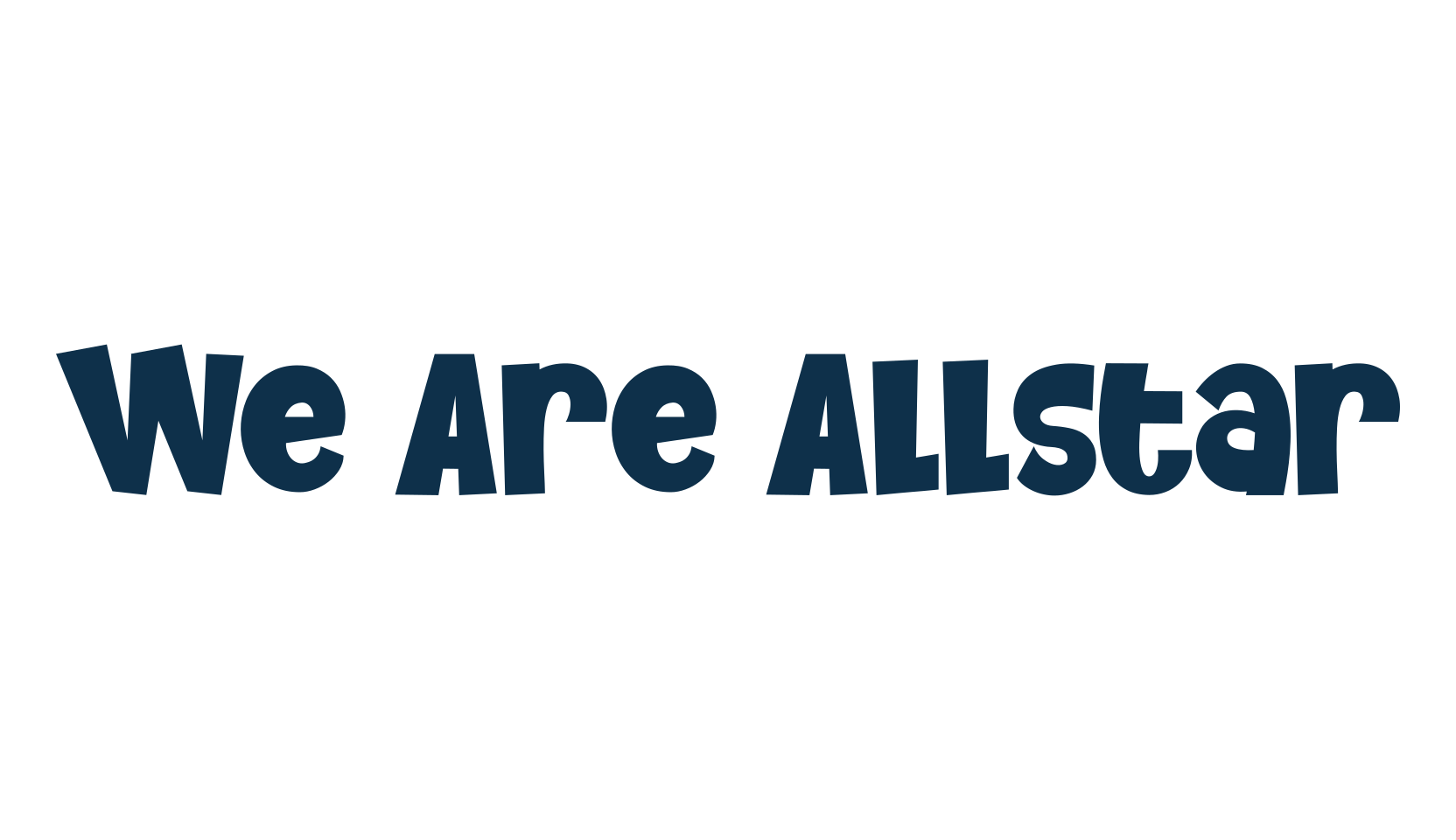 We Are Allstar, display market font preview