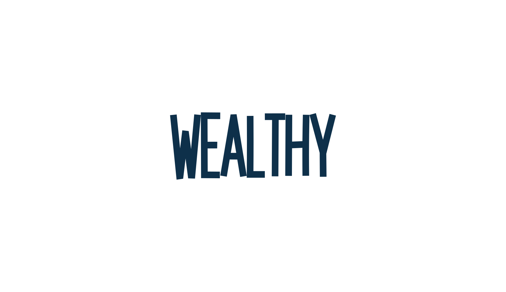 Wealthy, various font preview