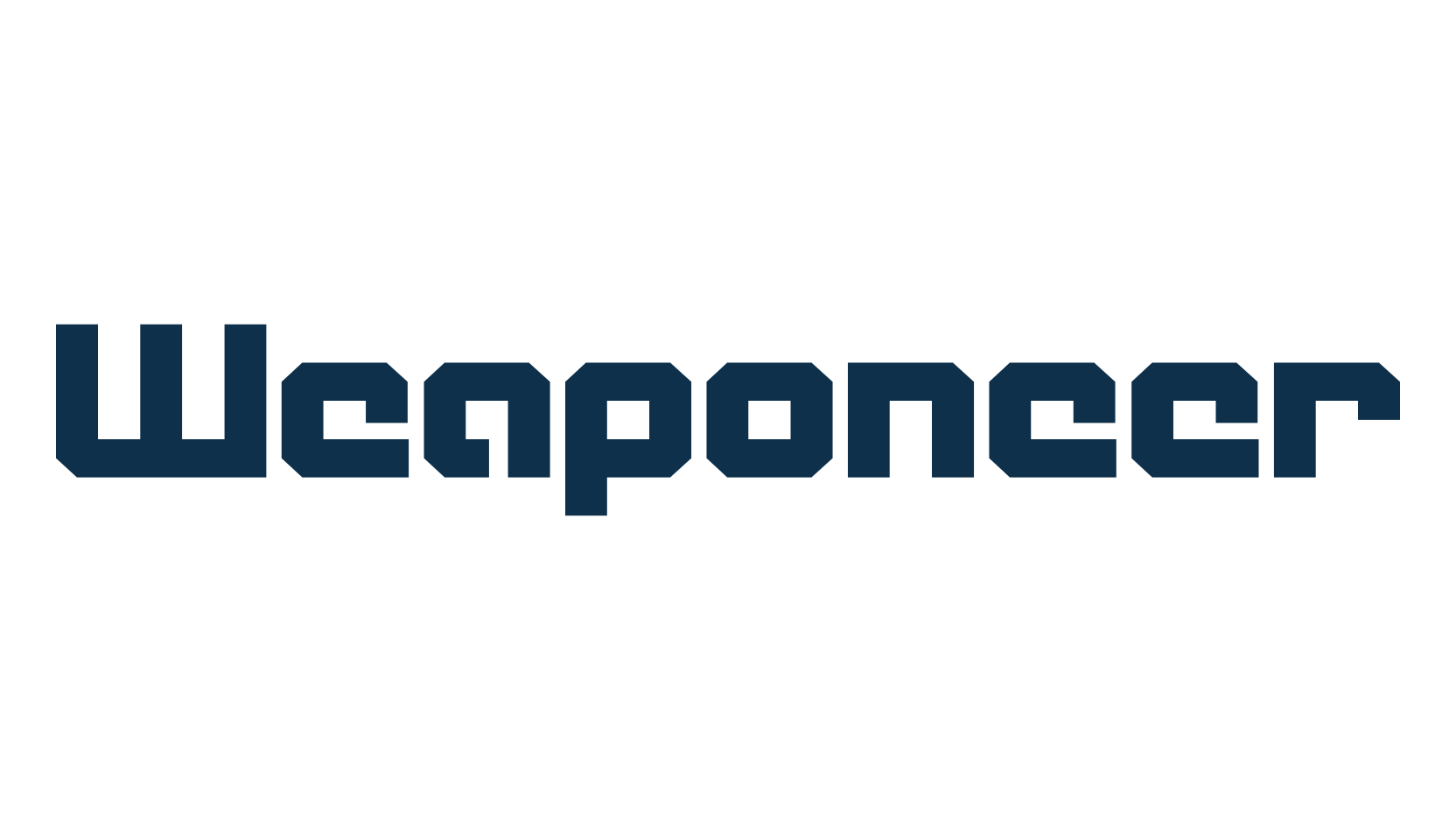 Weaponeer, techno sci-fi font preview