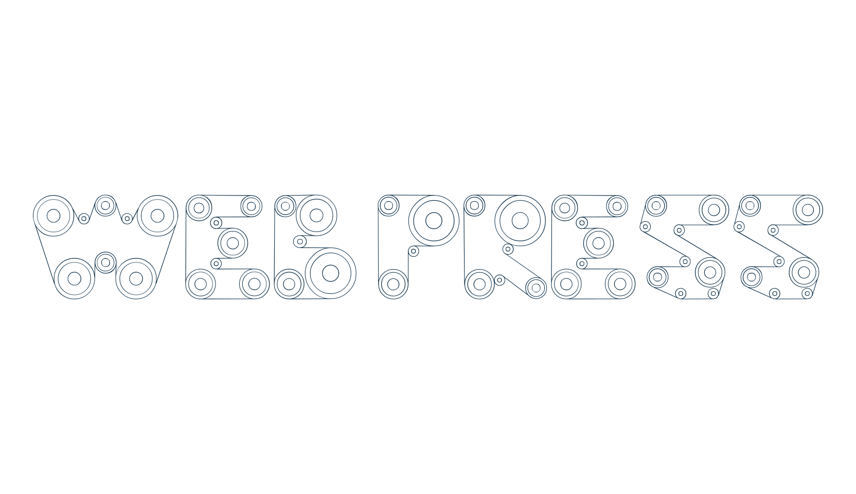 Web Press, fancy decorative font preview
