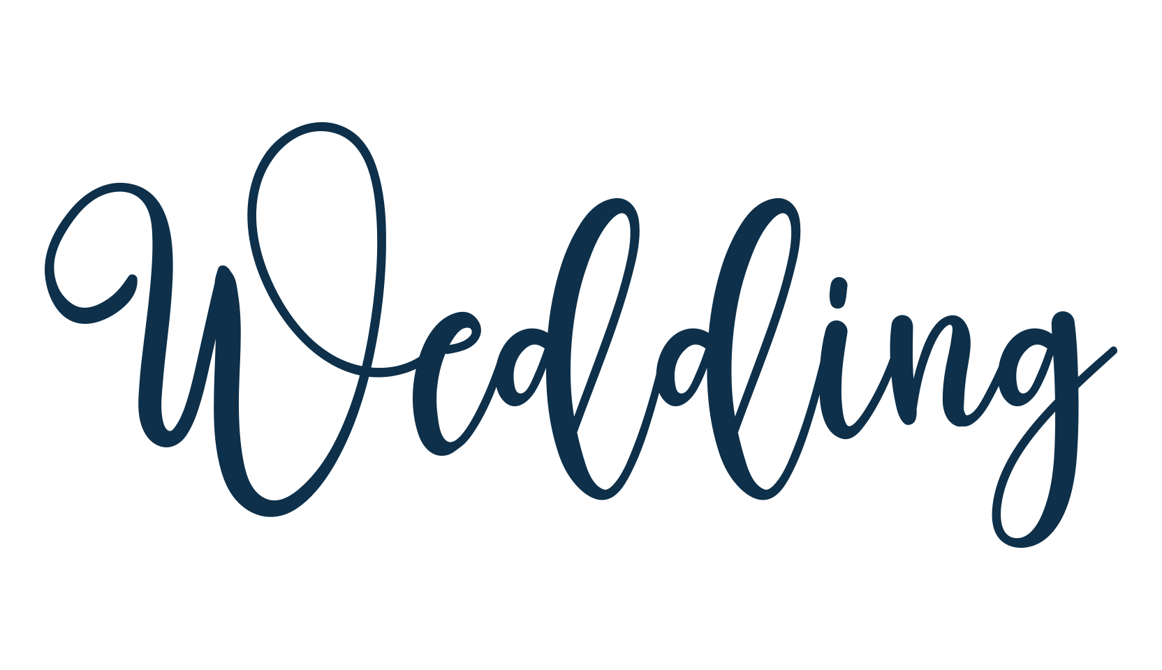 Wedding (wedding-9), calligraphy font preview