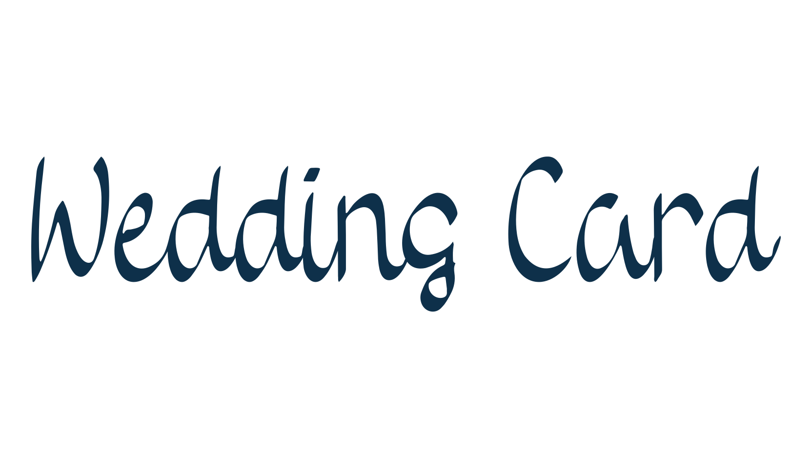 Wedding Card, script handwritten fancy decorative calligraphy font preview