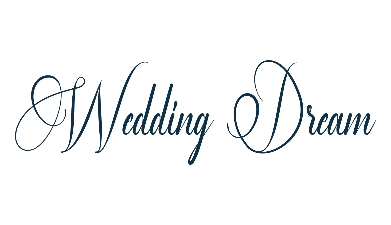 Wedding Dream, script calligraphy fancy decorative font preview