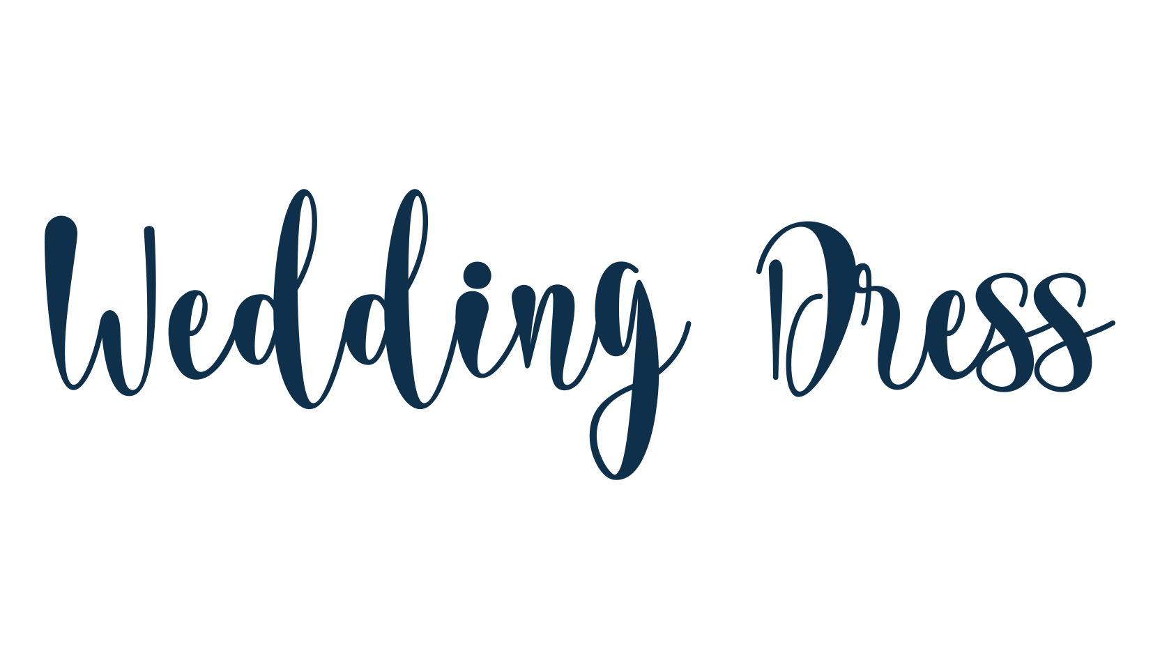 Wedding Dress (wedding-dress), various font preview