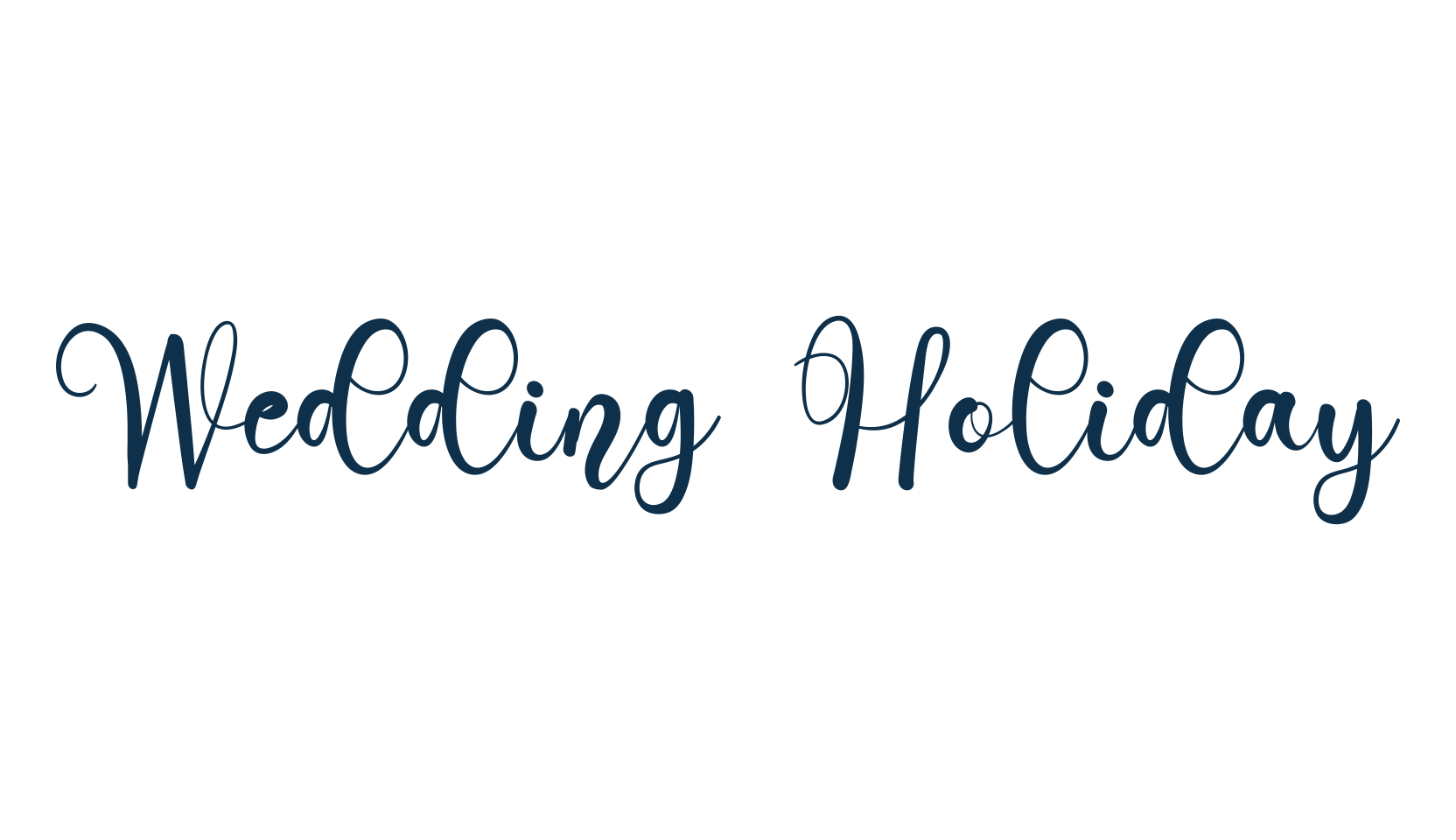 Wedding Holiday (wedding-holiday), fancy decorative font preview