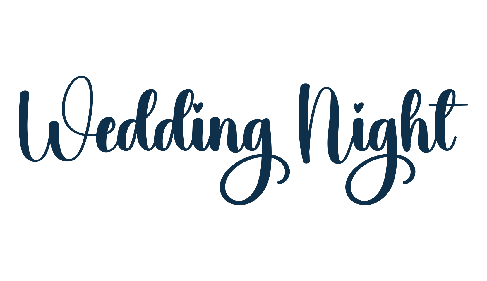 Wedding Night, fancy various decorative script calligraphy font preview