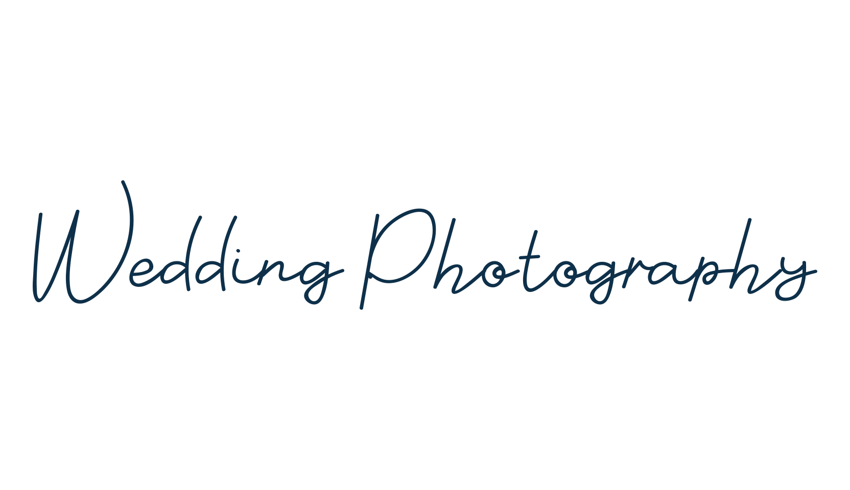 Wedding Photography, handwriting font preview