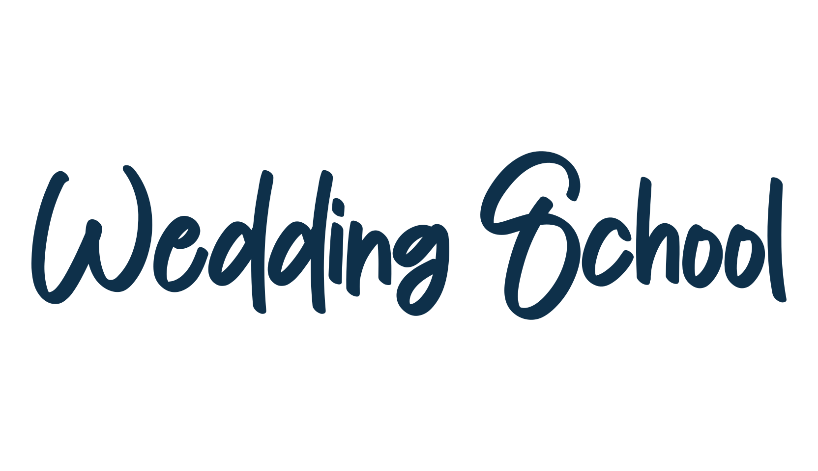 Wedding School, handwriting font preview