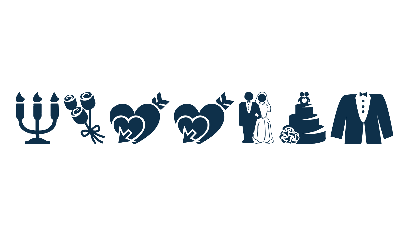 Wedding (wedding), display market font preview