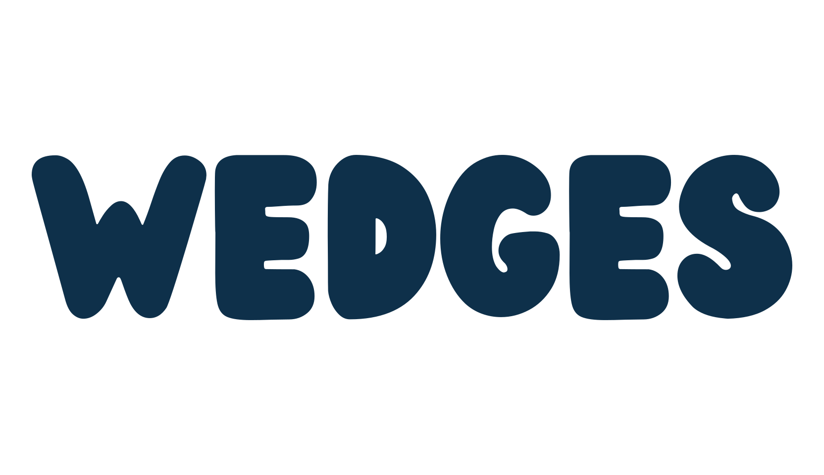 Wedges, sans serif font preview