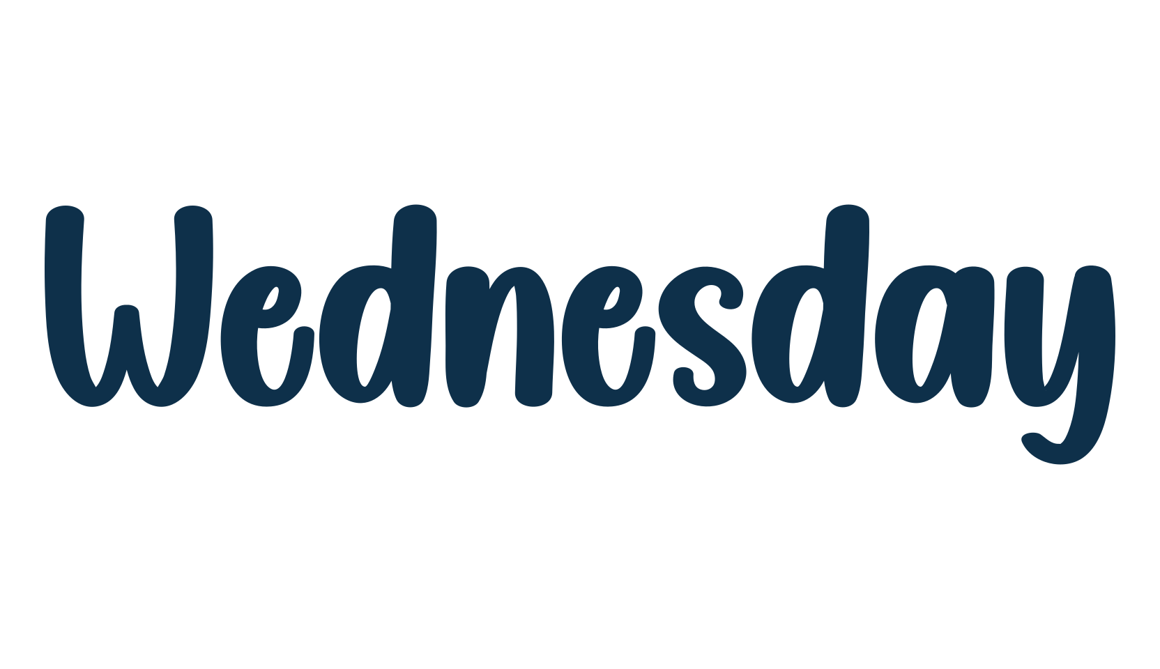 Wednesday (wednesday-10), fancy various decorative script calligraphy font preview