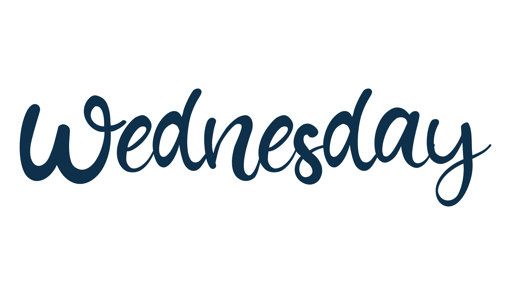 Wednesday (wednesday-2), various font preview